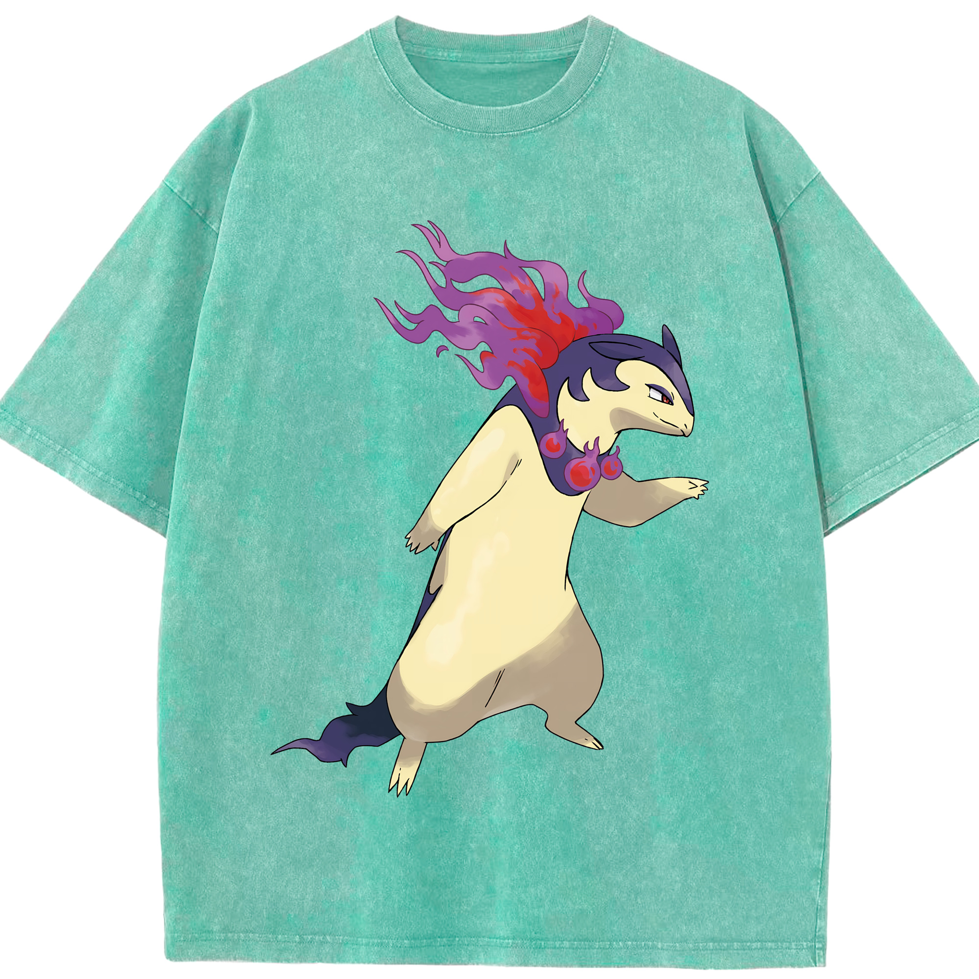 （画像用） ポケットモンスター Pokémon 綿100% ヴィンテージ風 半袖Tシャツ（フロントプリント）